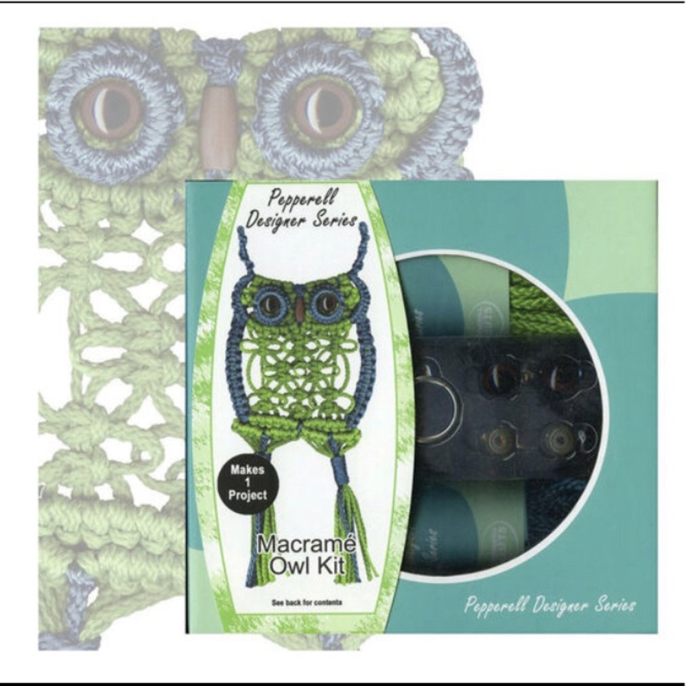 Pepperell Designer Macrame Owl Kit